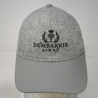 Imperial Baseball Cap Gray One Size Wool Blend Dumbarnie Links Slideback Hat