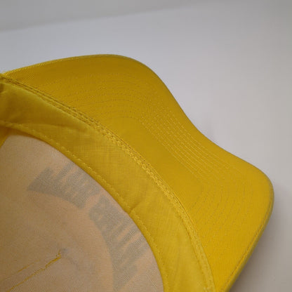 Just Another Day In Paradise Strapback Hat Yellow One Size Adjustable