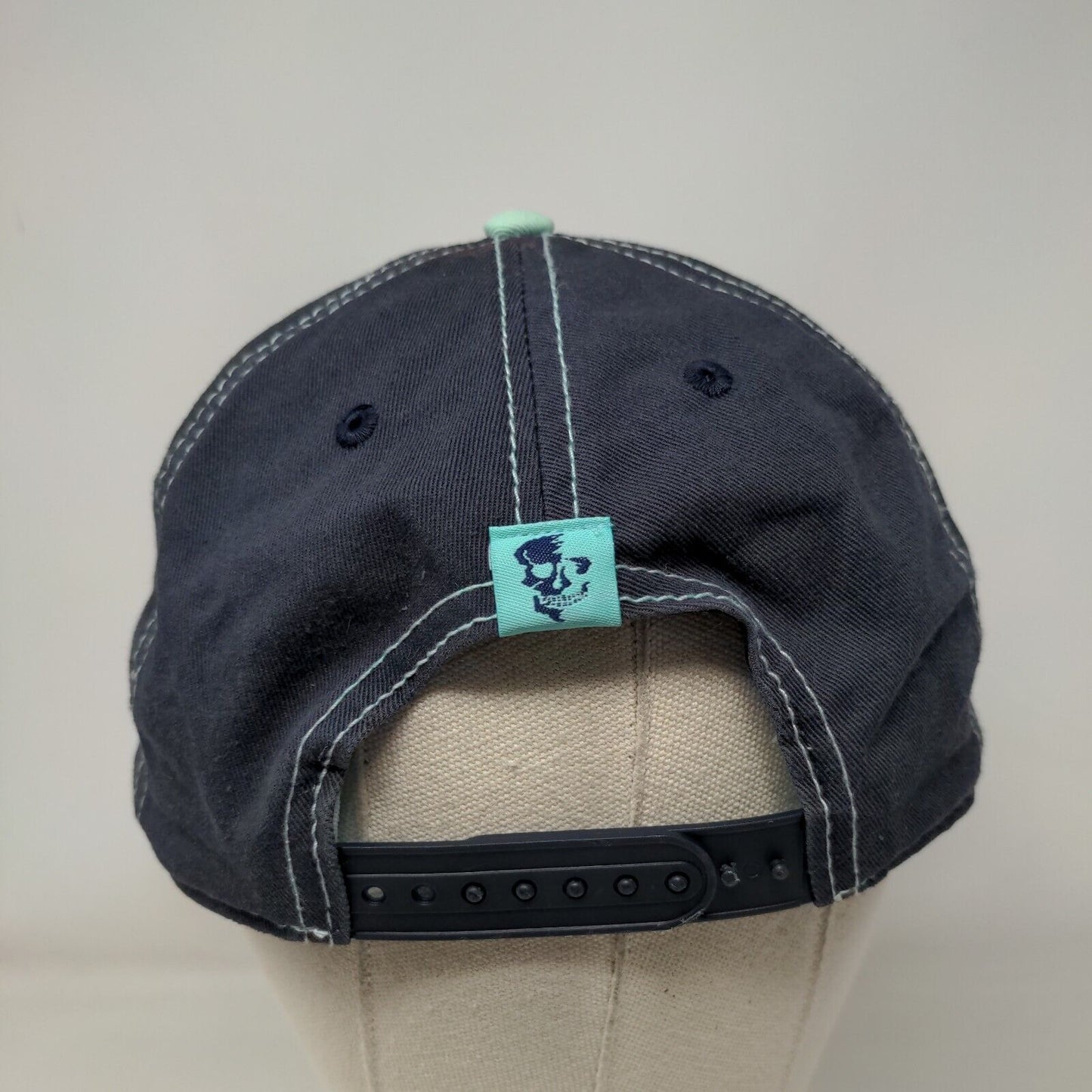 Salt Life Snapback Hat Multicolor OSFM Adjustable Patch Vented Holes 6 Panel