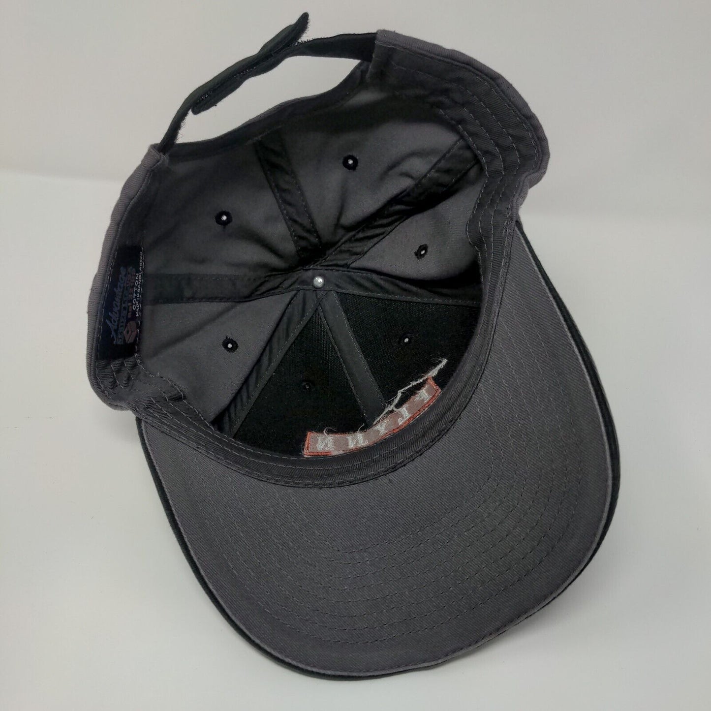 FLYNN Construction Inc. Strapback Hat Gray OS Adjustable Embroidered Cotton
