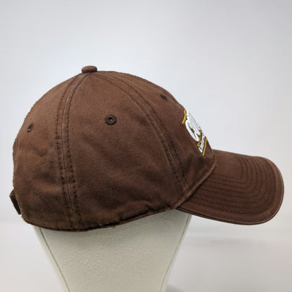 Wyoming Cowboys NCAA The Game Cap Brown One Size Strapback University Logo Hat