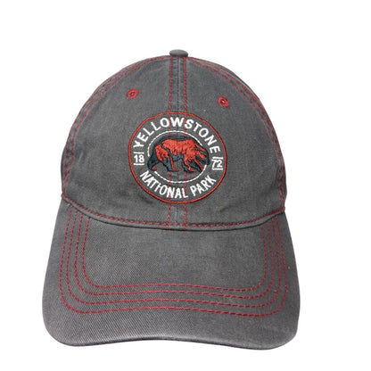 Yellowstone National Park 1872 Slideback Hat Gray OS Adjustable Embroidered