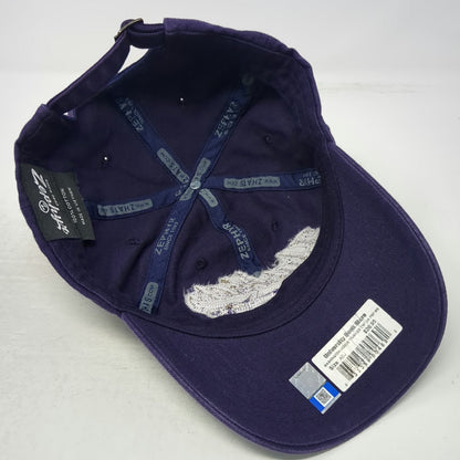 Washington Huskies NCAA Zephyr Purple One Size Cap Strapback Cotton Embroidered