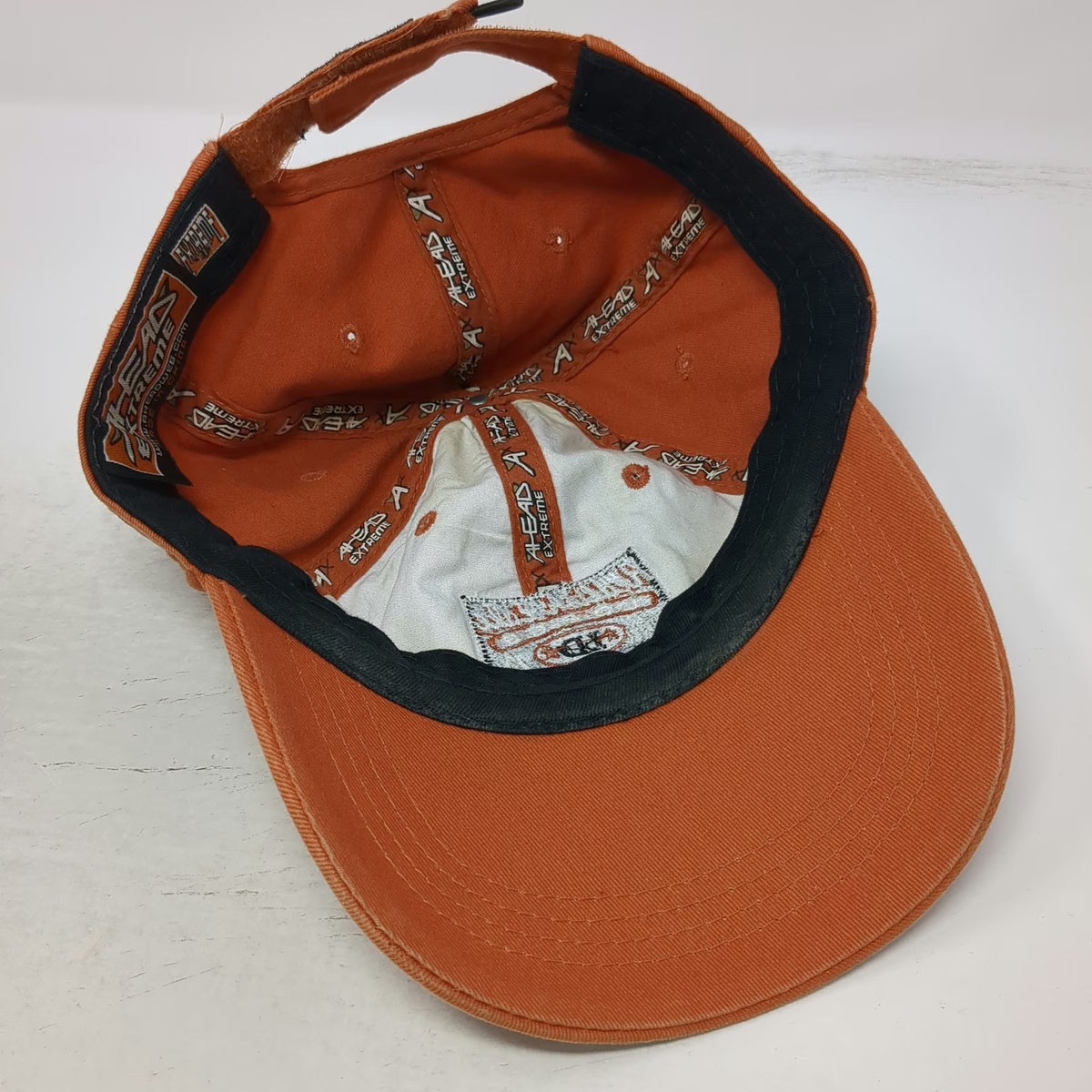 Ahead Extreme Redfish Lake Lodge Idaho Patch Baseball Cap Hat Orange One Size