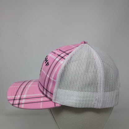 HCRSHF 2021 Snapback Trucker Hat Pink Small Adjustable Mesh Back Richardson