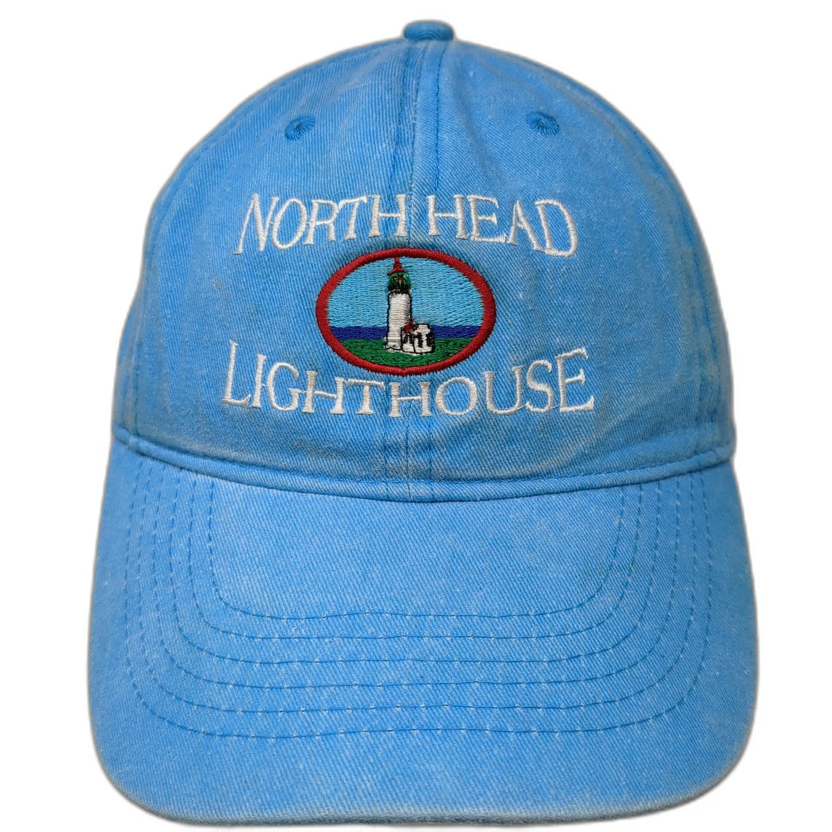 Triangle Sport Headwear North Head Lighthouse Blue Baseball Cap One Size Hat
