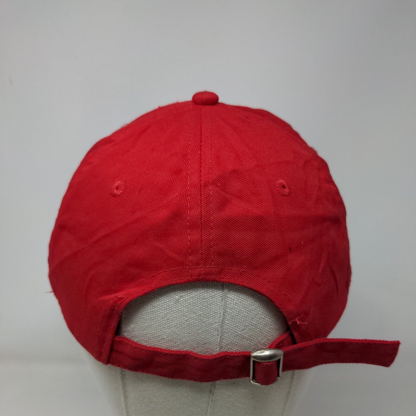 Faded Glory American Flag Slideback Hat Red One Size Adjustable