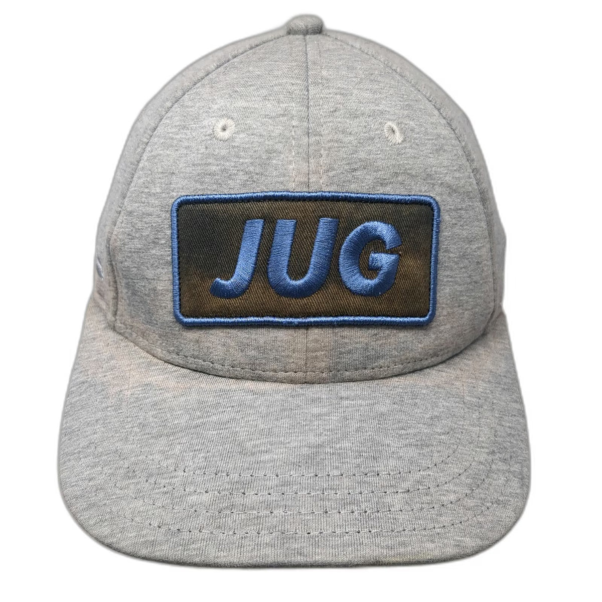 Pukka Snapback Gray Hat One Size Jug Mountain Ranch Heather Jersey Cotton Patch
