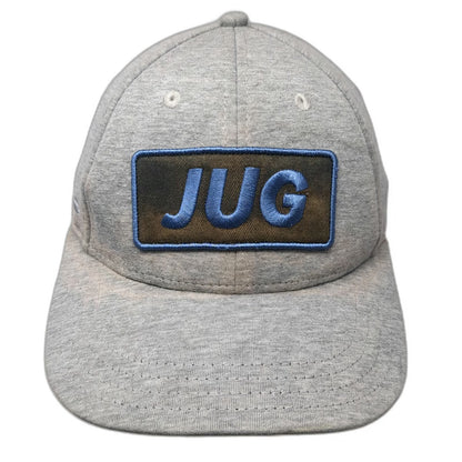 Pukka Snapback Gray Hat One Size Jug Mountain Ranch Heather Jersey Cotton Patch