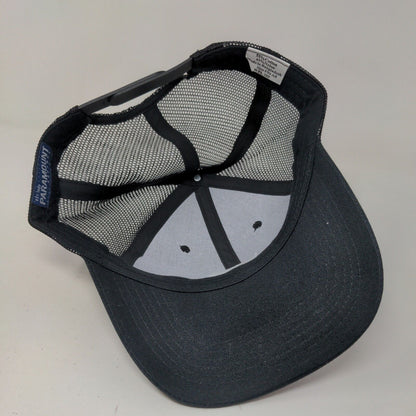 Fanatics Men's Snapback Mesh Back Hat Black Size OSFA Embroidered Logo