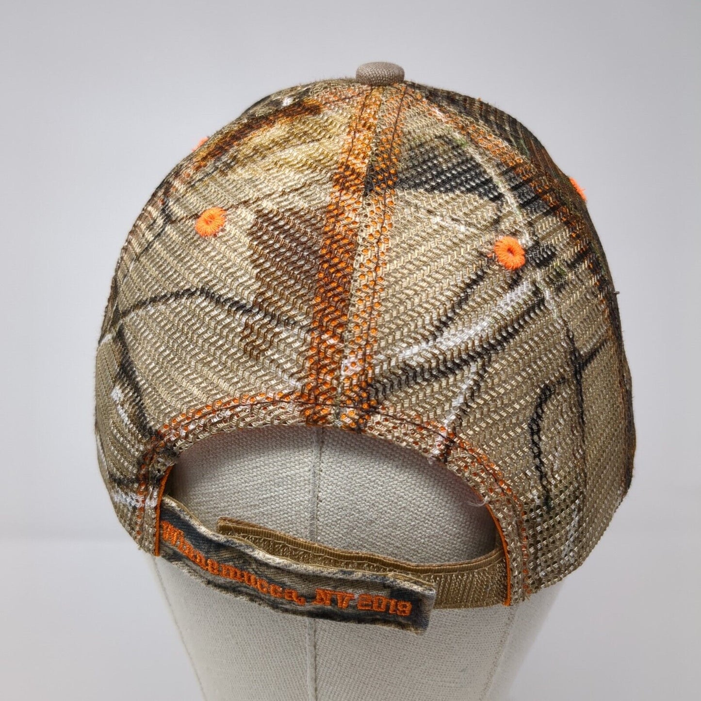 Winners Inn Casino Strapback Trucker Hat Camo One Size Mesh Back