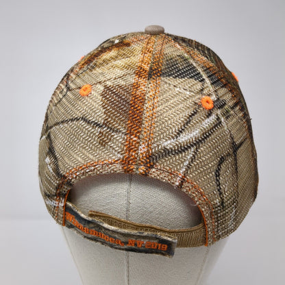 Winners Inn Casino Strapback Trucker Hat Camo One Size Mesh Back