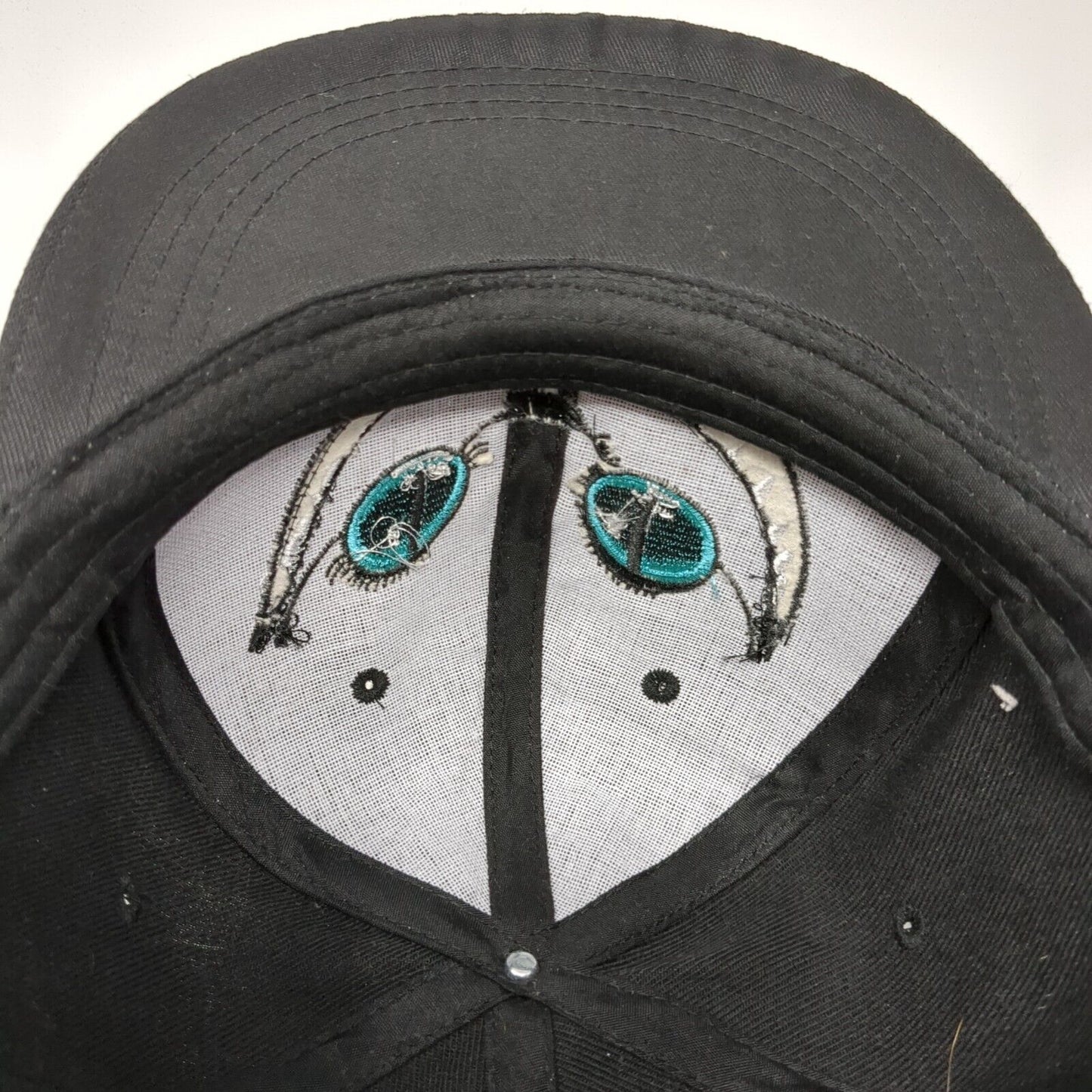 Cheshire Cat Most Everyone's Mad Here Snapback Hat Black OS Adjustable 6 Panel