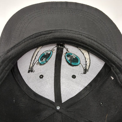 Cheshire Cat Most Everyone's Mad Here Snapback Hat Black OS Adjustable 6 Panel