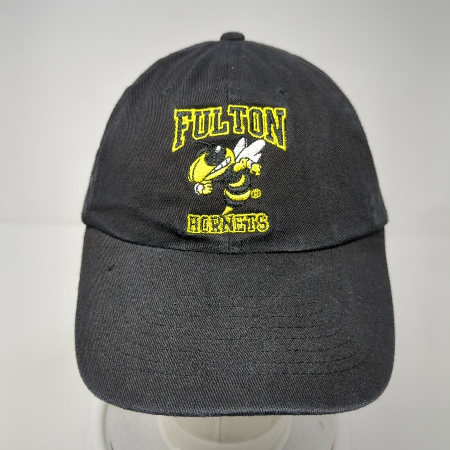 Fulton Hornets Bigo Tires Strapback Hat Black One Size Adjustable Embroidered