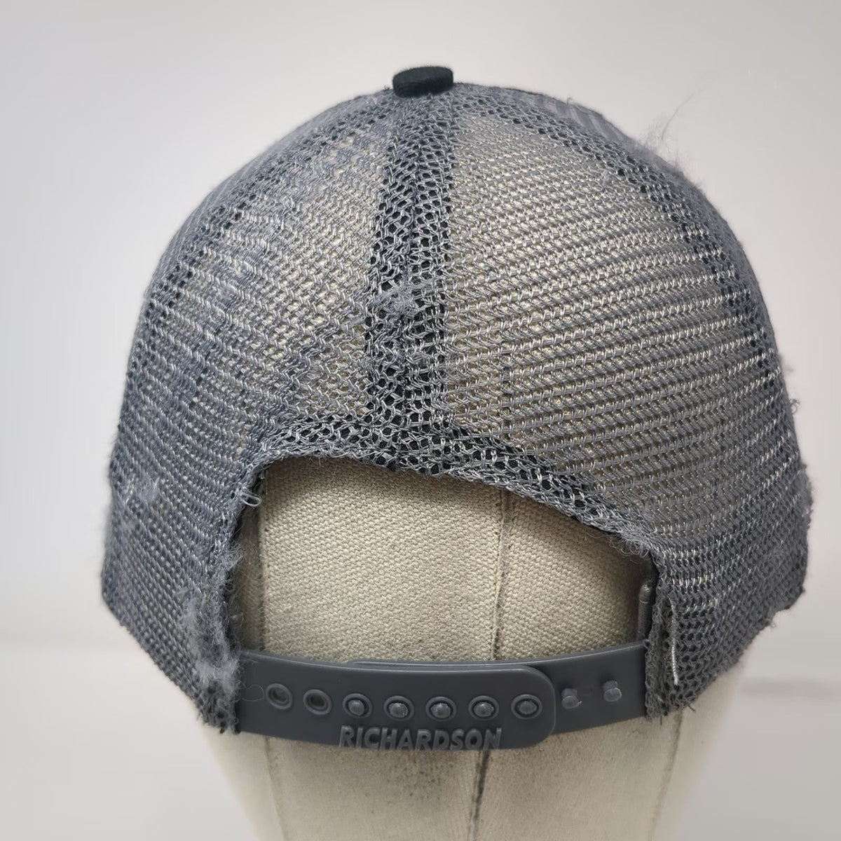 Richardson 111 Trucker Hat Black One Size Lamb Weston Agriculture Mesh Snapback