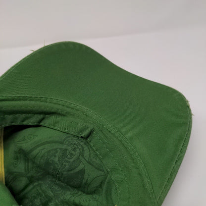John Deere 1987 Snapback Hat Green OSFM Adjustable Embroidered Distressed Cotton