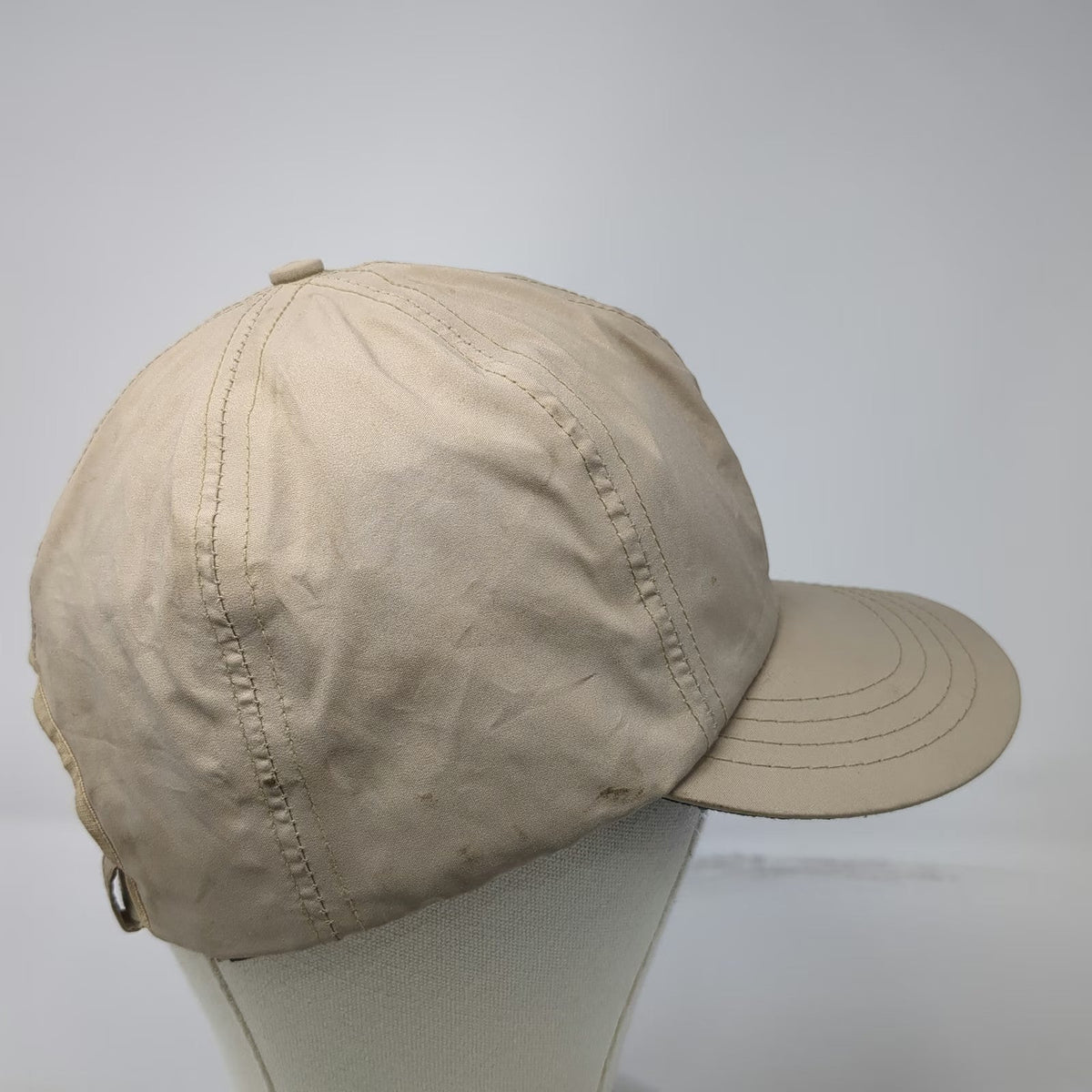 Columbia Baseball Cap Beige XL Strapback Performance USA Fishing Hat Viintage