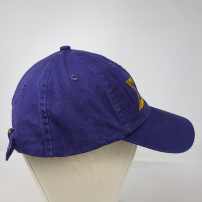 Purple Yellow Baseball Cap One Size Slideback SAE Sigma Alpha Epsilon Hat Cotton