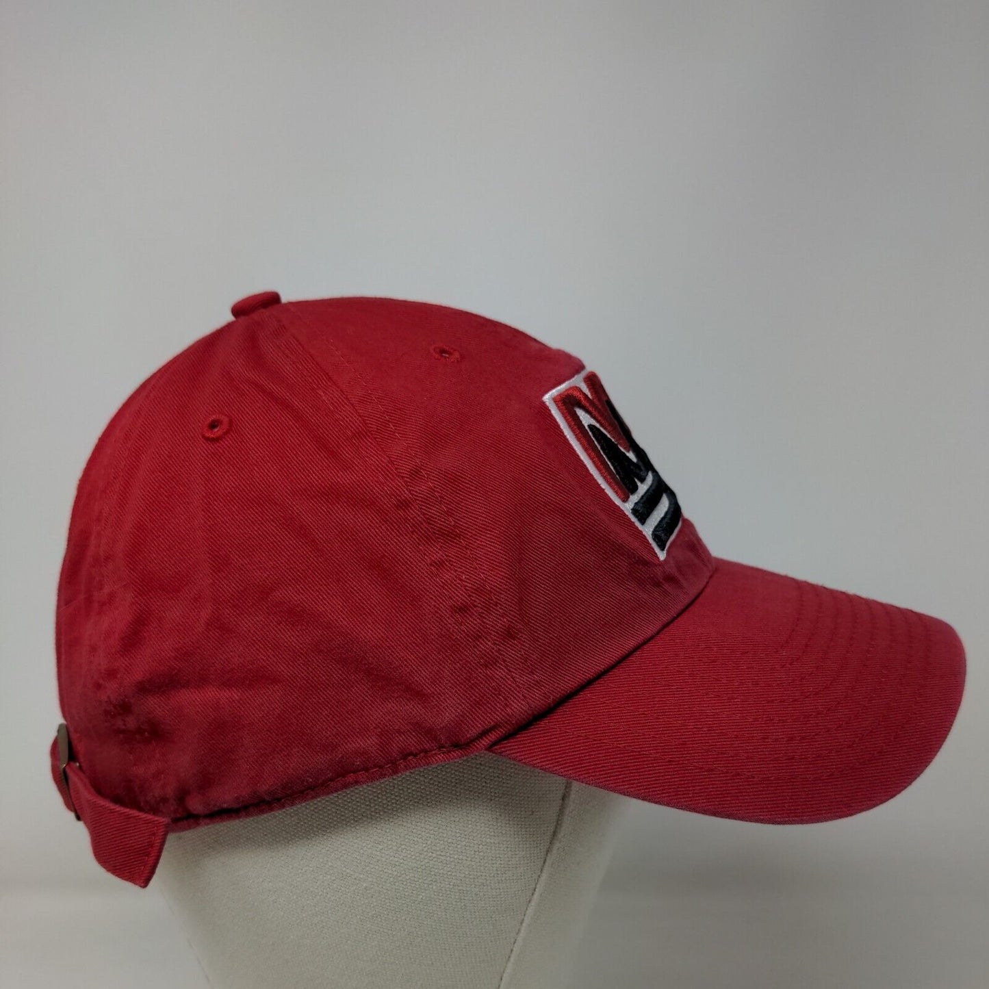 '47 Brand Men's Slideback Hat Red OS Embroidered New York Giants Logo Cotton MLB