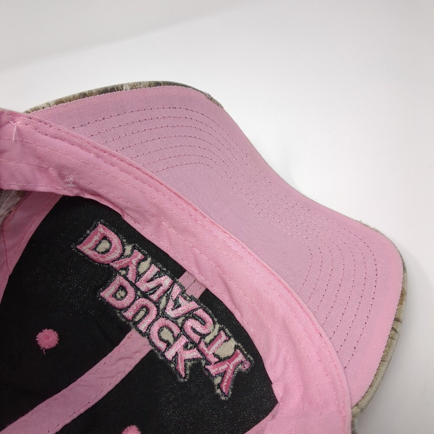 Duck Dynasty Strapback Hat Camouflage OS Adjustable Distressed Paramount Outdoor