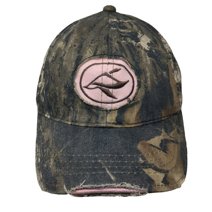RedHead Baseball Cap One Size Green Camo Pink Distressed Outdoor Hunting Hat