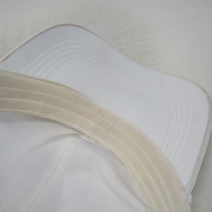Babolat Baseball Cap White One Size Polyester Strapback Logo Pennant Tennis Hat