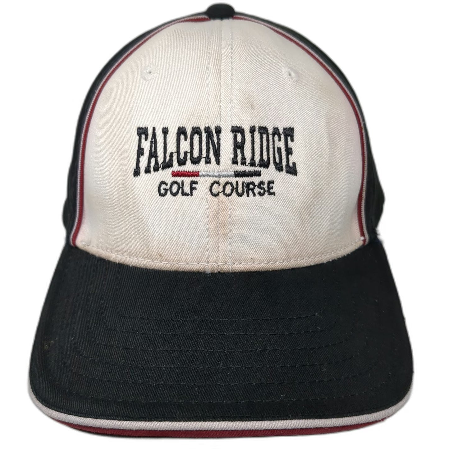 American Dry Goods Baseball Cap Black One Size Falcon Ridge Golf Course Hat