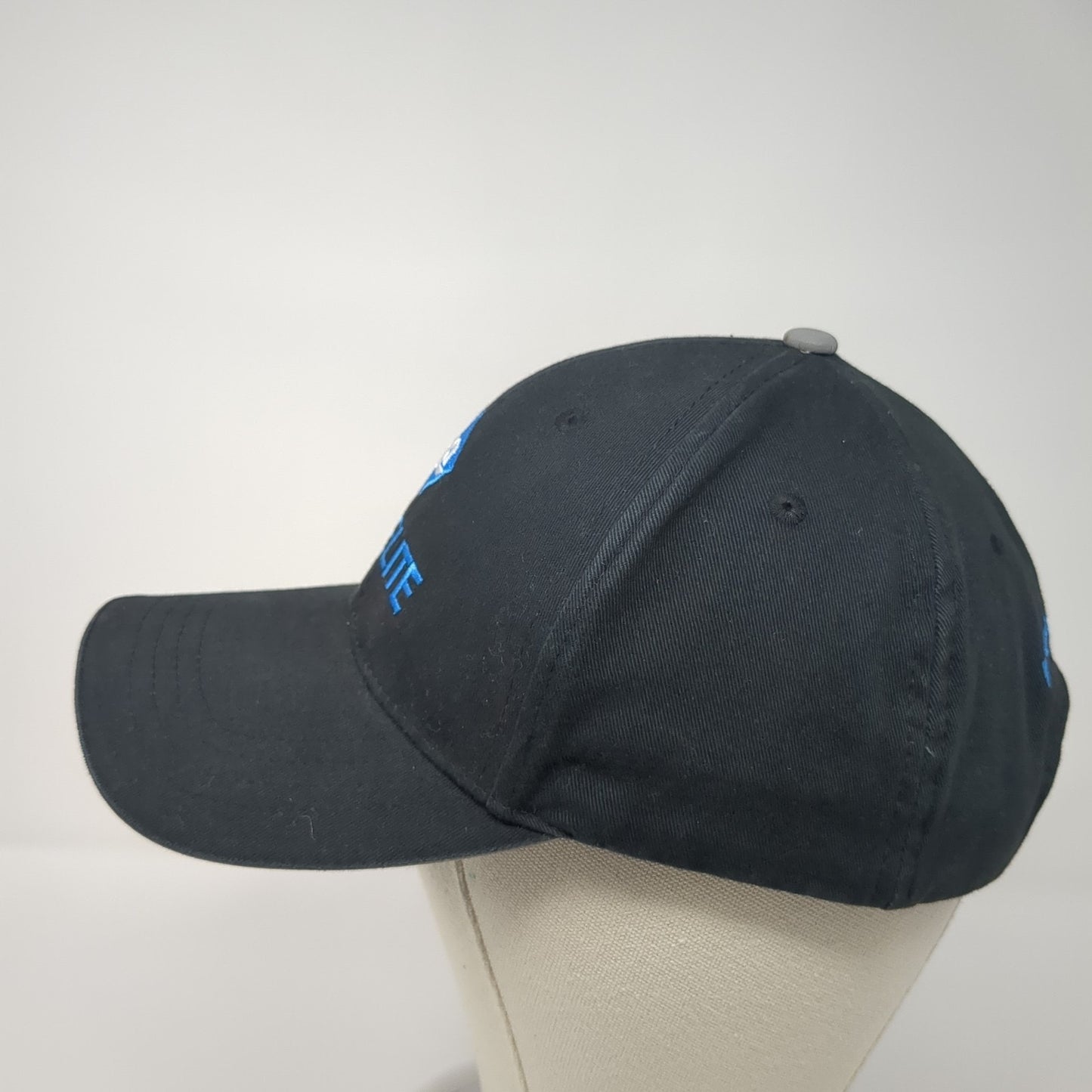 AE Air Elite Network Strapback Hat Black One Size Adjustable Embroidered
