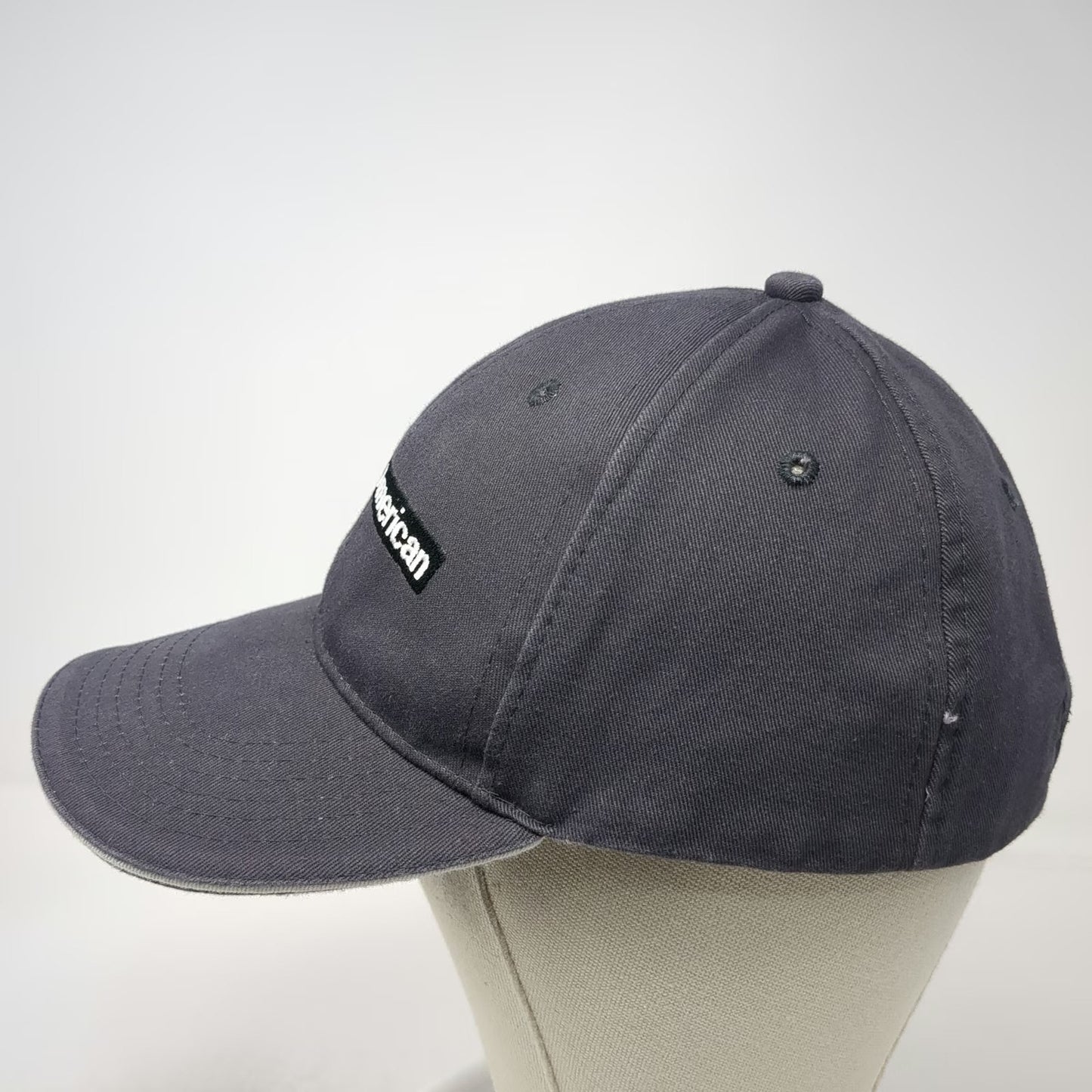 Plasser American Baseball Cap Gray One Size Slideback Hat Railroad Maintenance