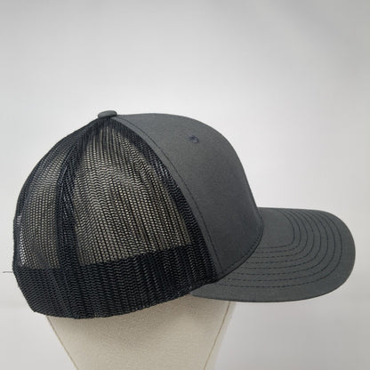 Stoltz Snapback Mesh Back Trucker Hat Gray One Size Adjustable 6 Panel