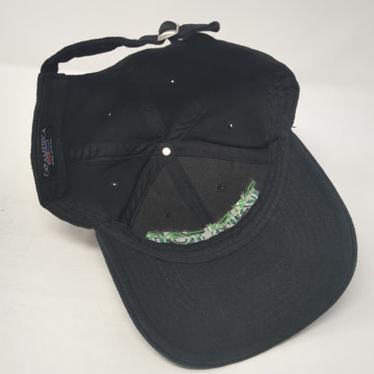 Tarlton Slideback Hat Black One Size Adjustable Embroidered Cap America