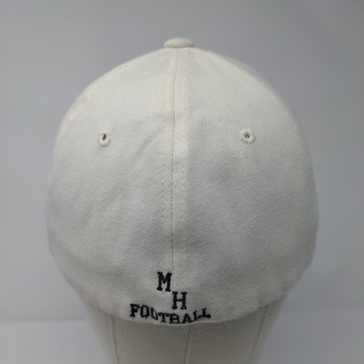 Tiger MH Football Fitted Hat Cream M/L Solid Embroidered Richardson