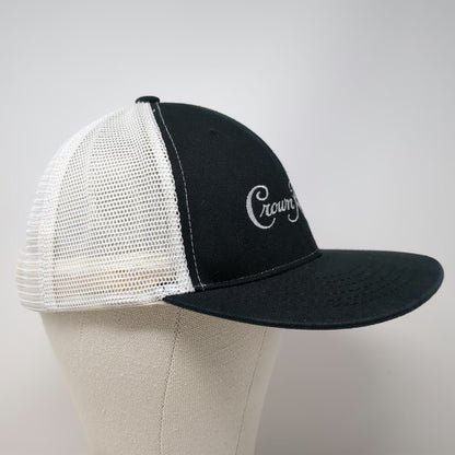 Magic Headwear Trucker Hat Black White One Size Crown Royal Mesh Snapback