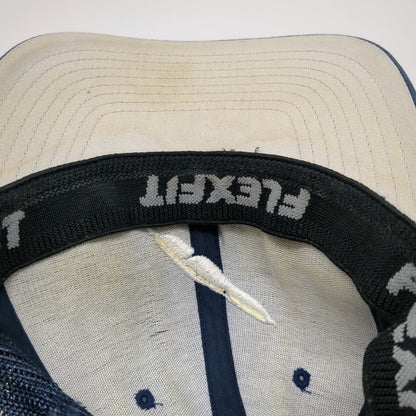 TravisMathew Baseball Cap Blue One Size Mesh Flexfit Fourteen Golf Feather Hat