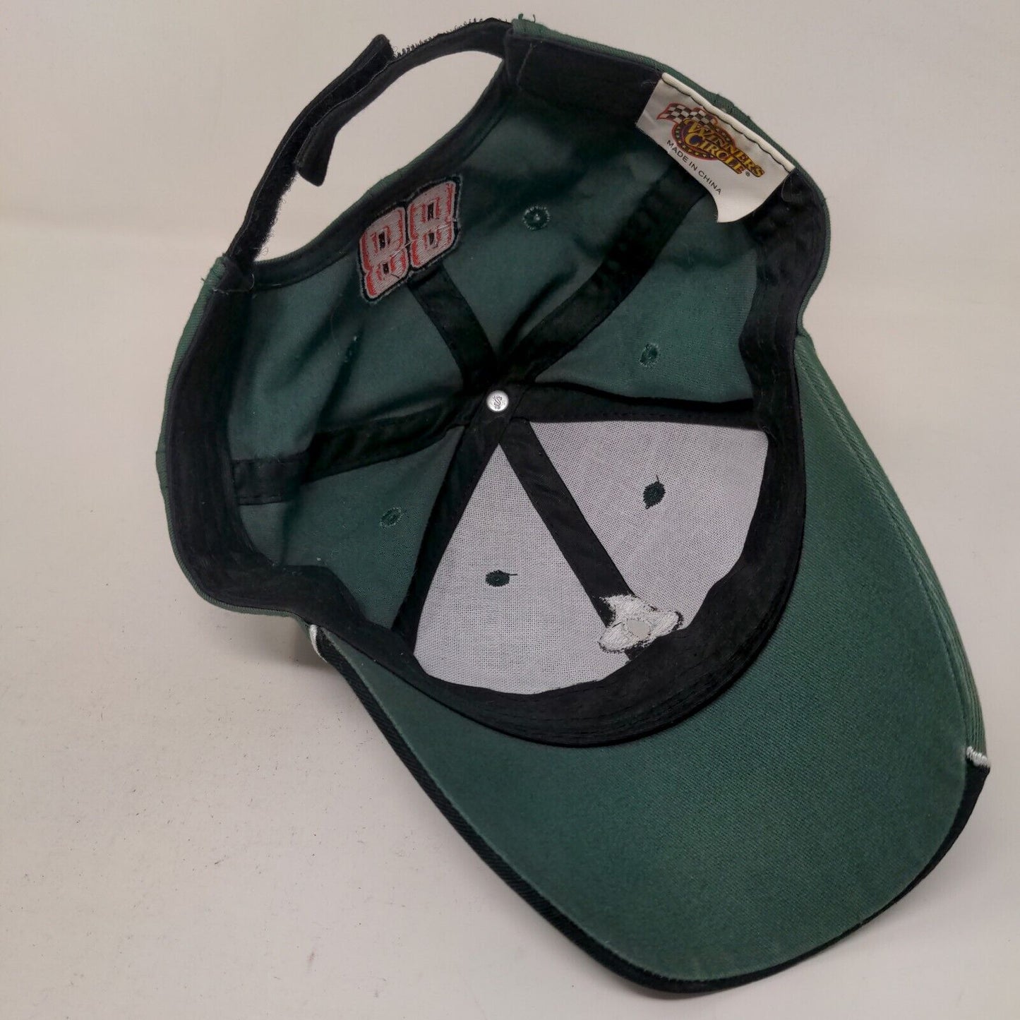 Winner's Circle Men's Strapback Hat Green AMP Energy Dale Earnhardt Jr #88