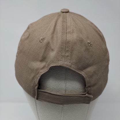 Museum of the San Ramon Valley Strapback Hat Tan OSFA Embroidered