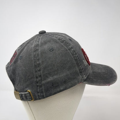 Robin Ruth Baseball Cap Gray Red One Size Frayed Cotton Copenhagen Denmark Hat