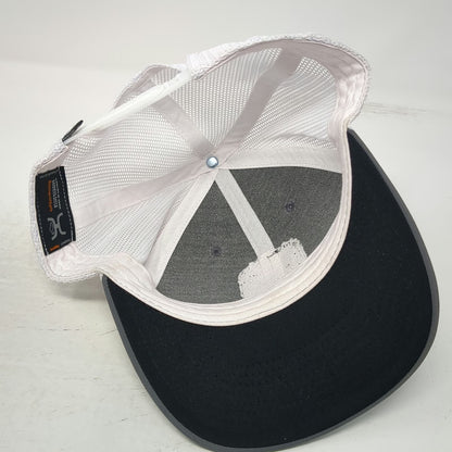 Hooey Trucker Hat Gray One Size Mesh Back Snapback Western Bucking Bronco Patch