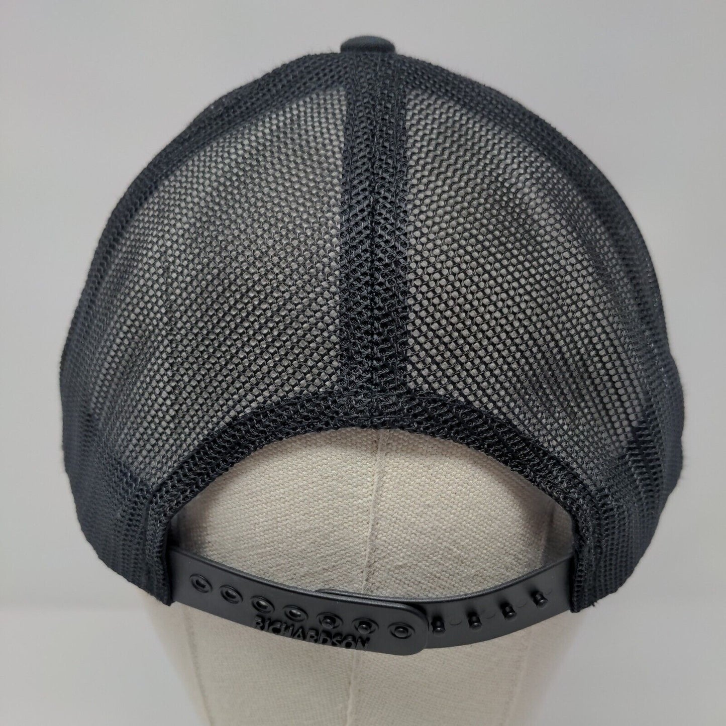 ITC Services Snapback Mesh Back Trucker Hat Black OSFA Richardson