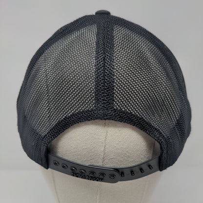 ITC Services Snapback Mesh Back Trucker Hat Black OSFA Richardson