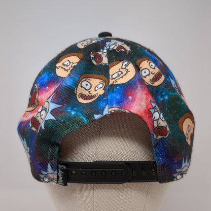 Rick And Morty Adult Swim Snapback Hat Multicolor One Size Adjustable 6 Panel