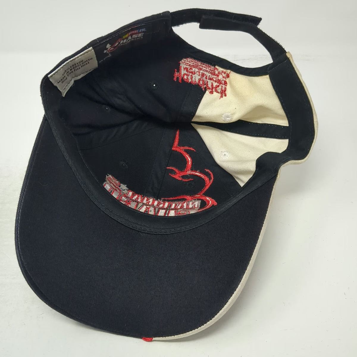 Chase Authentics Hendrick 24 National Guard Flames Black Baseball Cap One Size