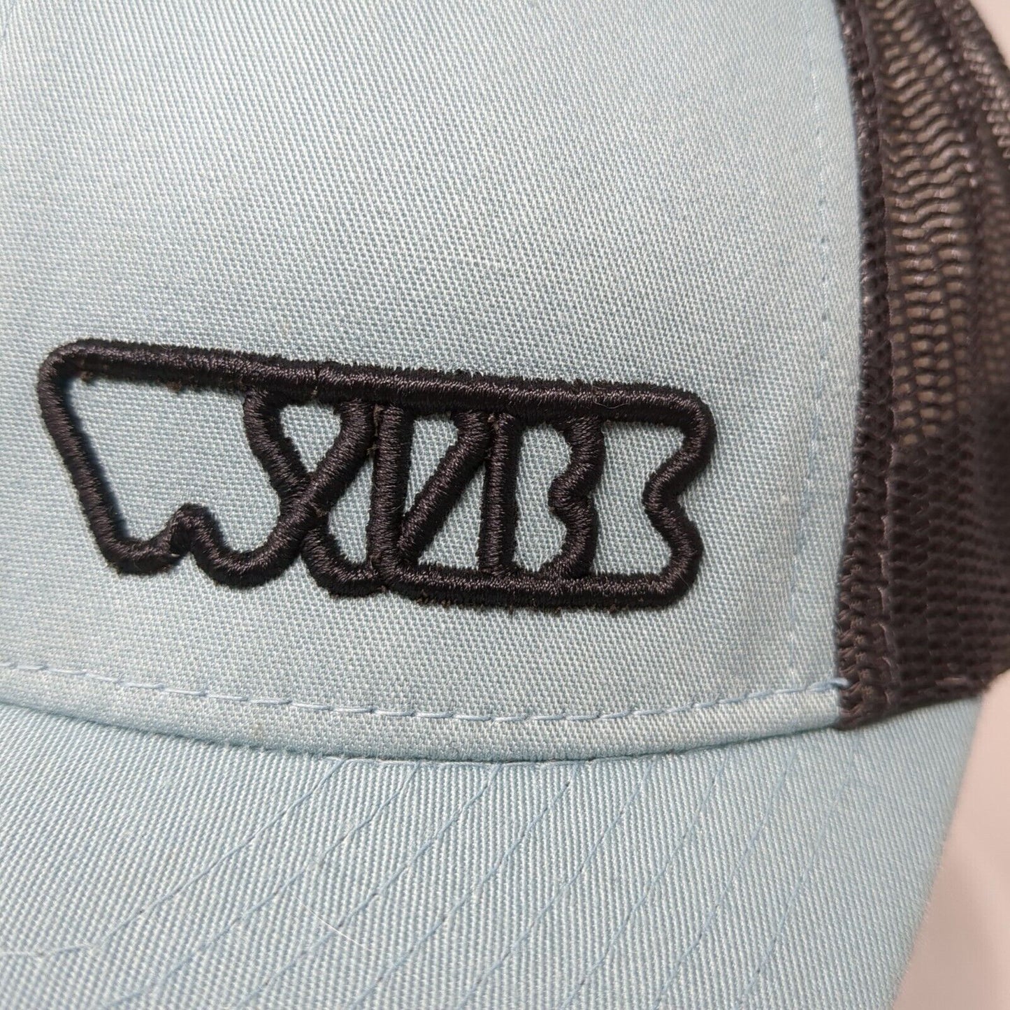 Pacific Headwear Snapback Trucker Hat Blue OS Adjustable Embroidered Mesh Back