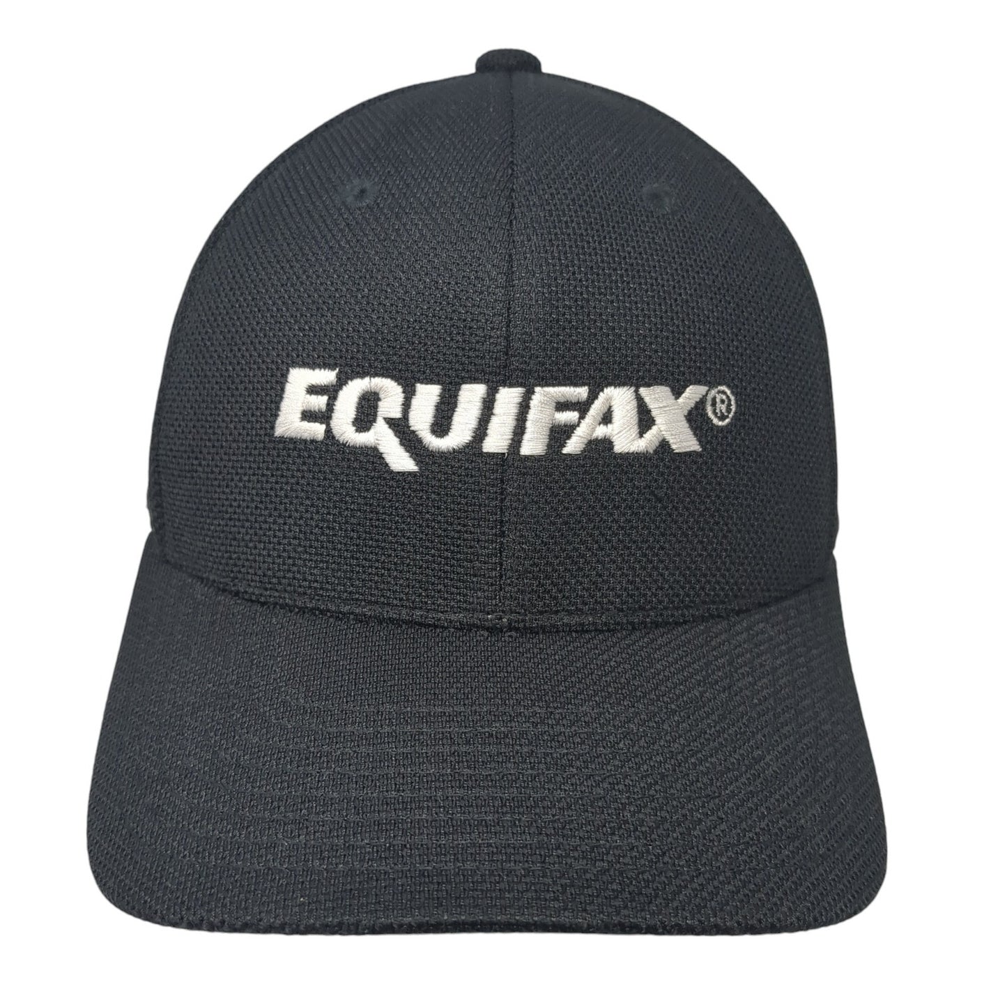 Equifax Fitted Hat Black One Size Embroidered Flexfit Yupoong Outdoor