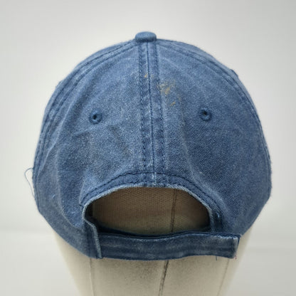 Otto Baseball Cap Blue One Size Sirena Del Mar Logo Strapback Cotton Hat
