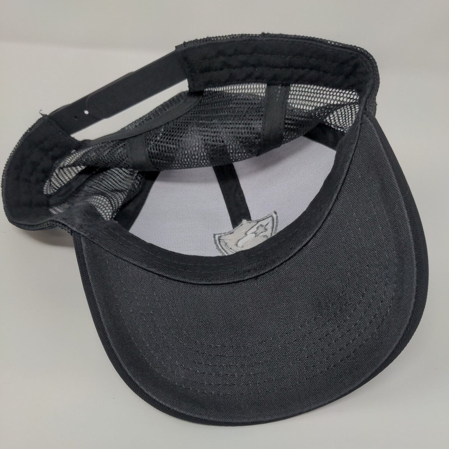 USCCA Snapback Mesh Back Trucker Hat Black OSFA Adjustable Embroidered