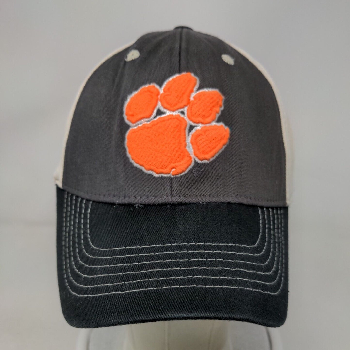 Clemson Tigers Fitted Hat Multicolor Embroidered Pawprint Logo NCAA
