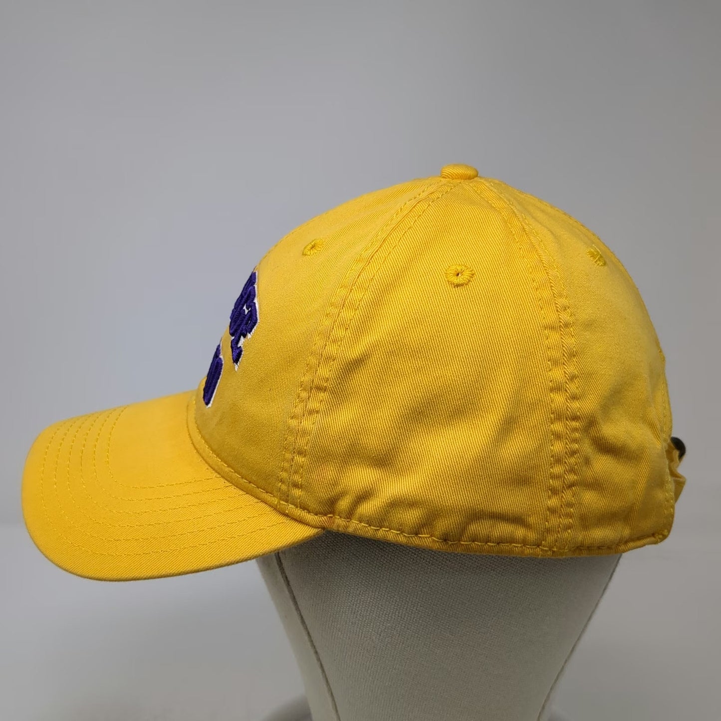 Legacy College of Idaho NCAA Yellow Cap One Size Hat Purple White Slideback