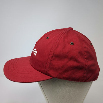 OH YES Canada Baseball Cap Red One Size Slideback Embroidered 100% Cotton Hat